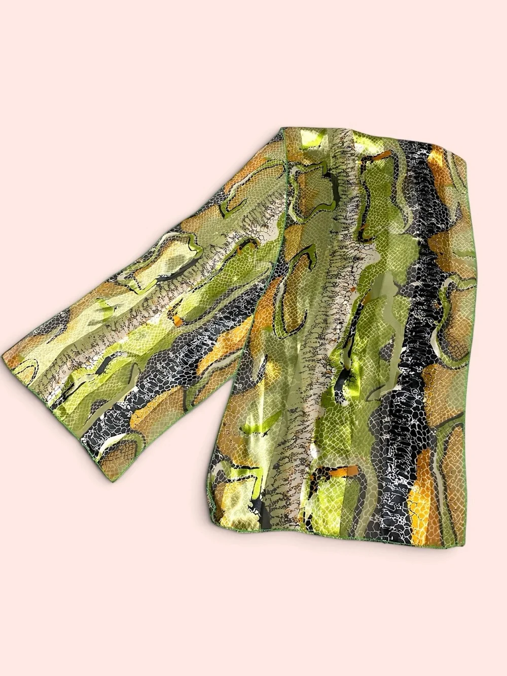 Exotic Snakeskin Lightweight Scarf